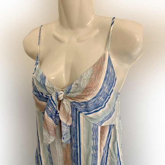 LUSH Spaghetti Strap Sun Multi-color Dress Women’s M Medium NEW with Tags! ♥️ - Picture 3 of 11